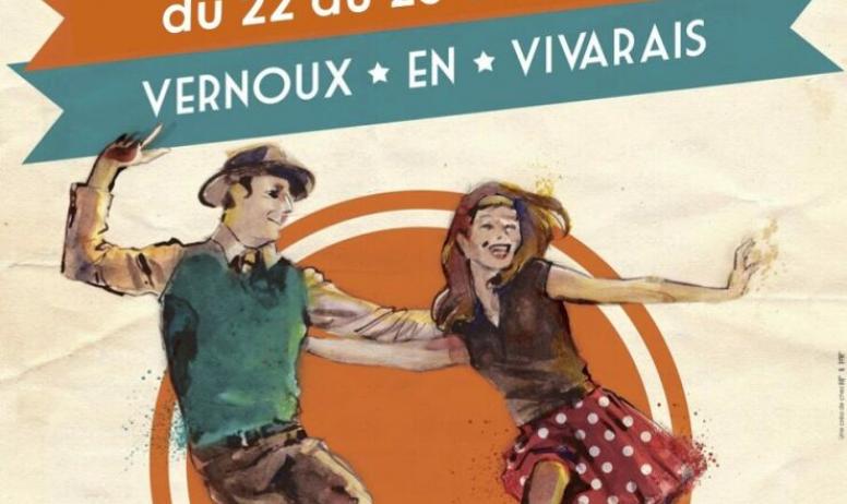 © Association L'Autre Nous - Affiche de la 6ème édition du festival Ardèche Swing